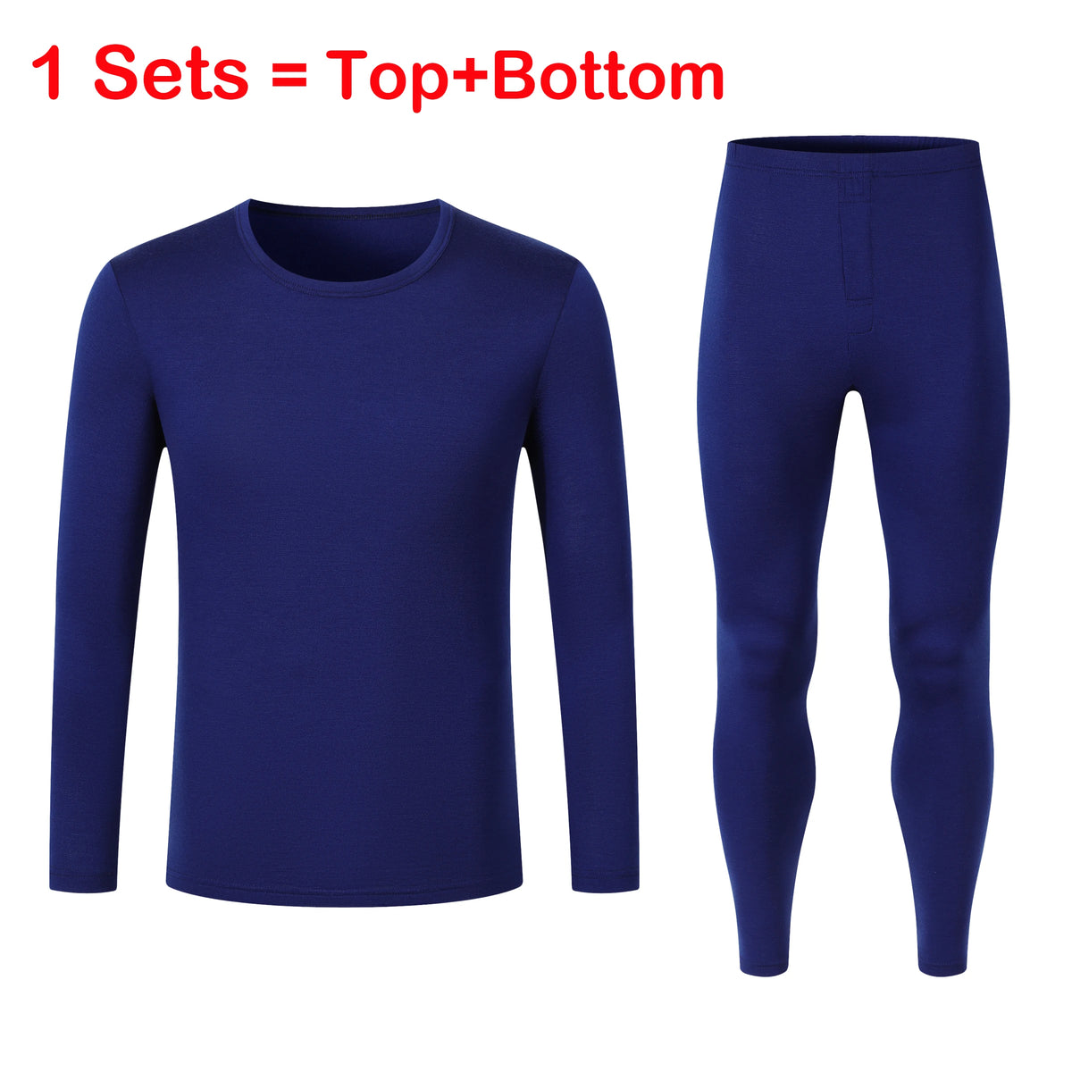 Men's 100% Merino Wool Base Layer Set