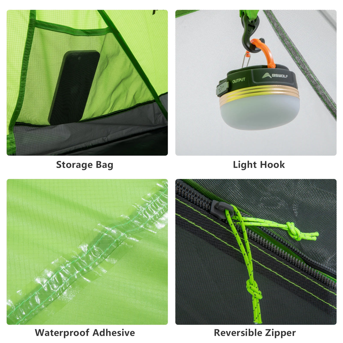 BISINNA 2 Person Ultralight Camping Tent