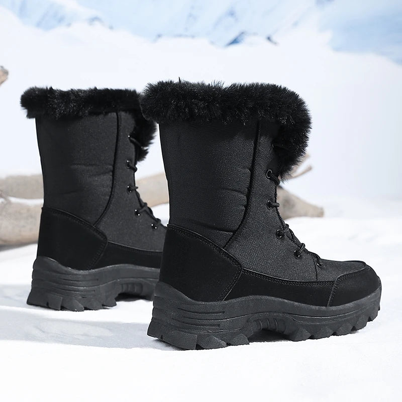 Winter Snow Boots for Women, Waterproof, Non-Slip