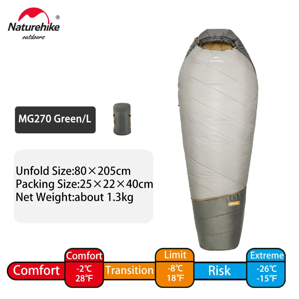 Naturehike Mummy Sleeping Bag -2~5℃ Ultralight