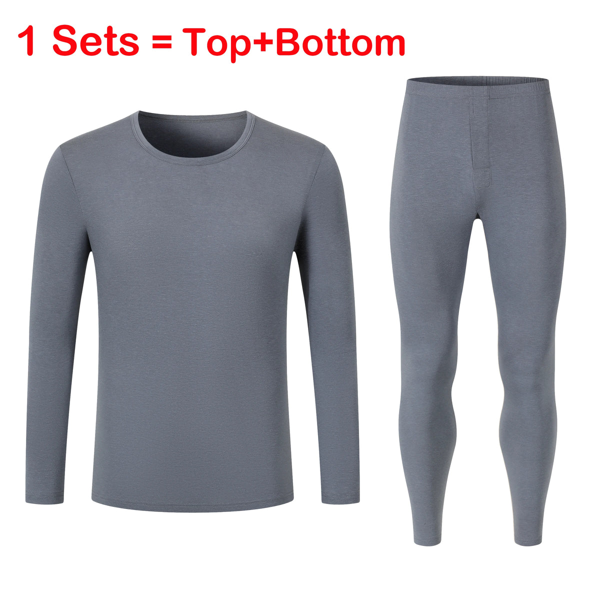 Men's 100% Merino Wool Base Layer Set