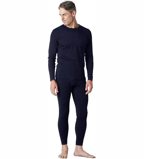 Men's 100% Merino Wool Base Layer Set