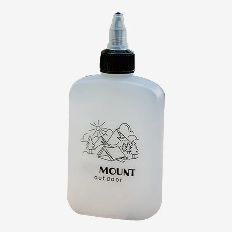 Outdoor Camping Oil Dispenser Bottle 120ml Leakproof Jar Squeeze Bottle