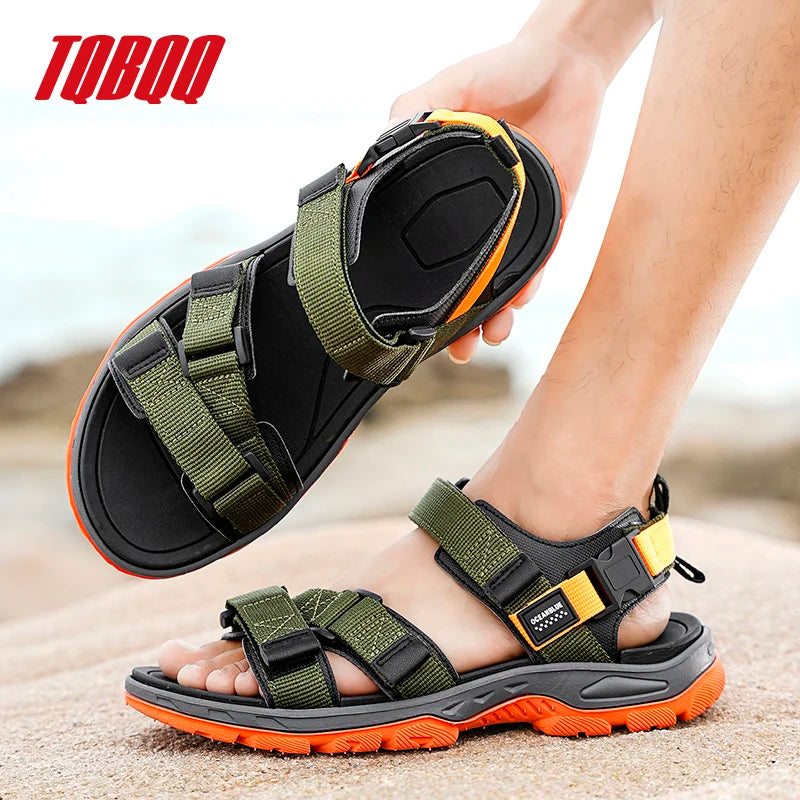 Men's Summer Sandals with Adjustable Strap