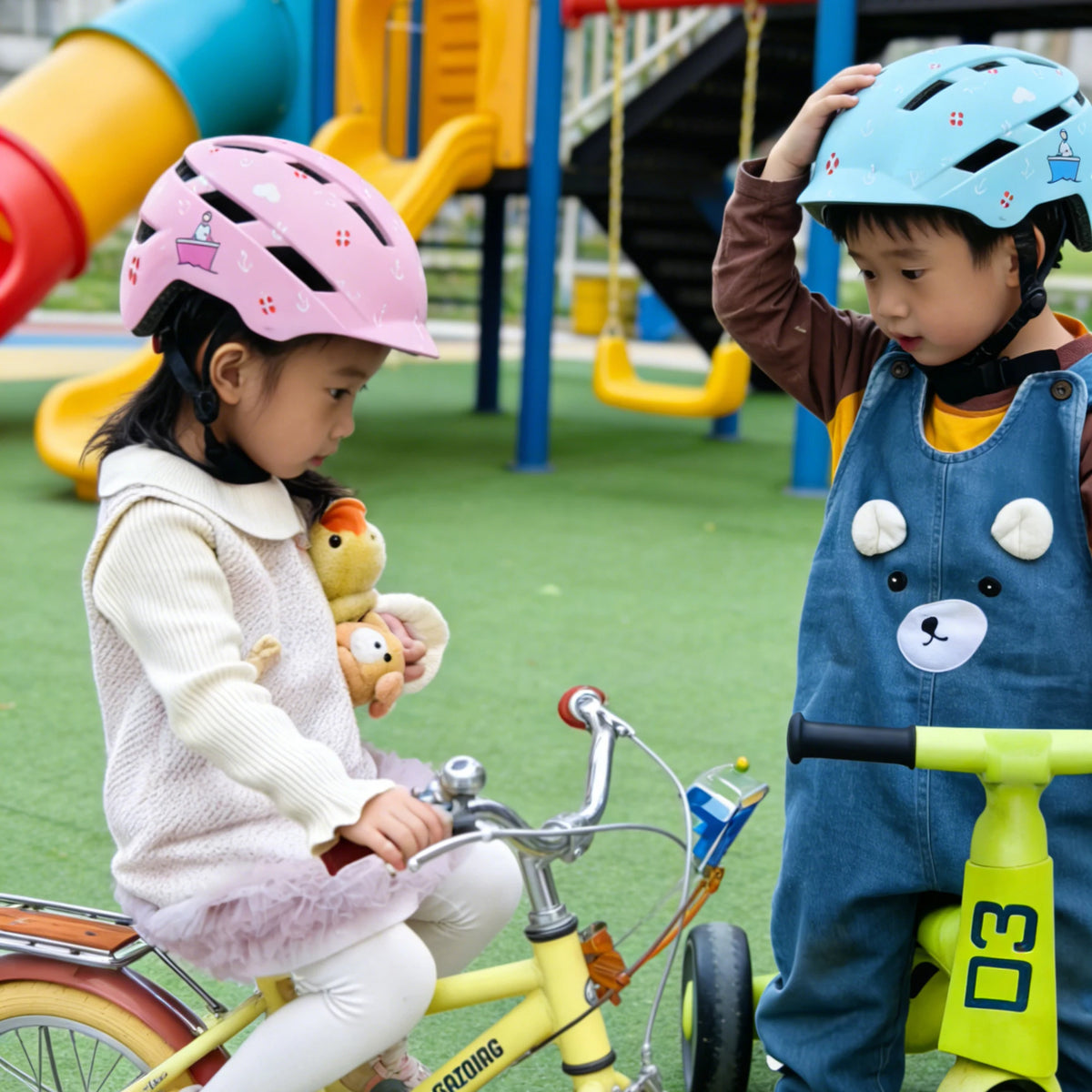 3-14 Years Kids Bike Helmets Adjustable  S/M