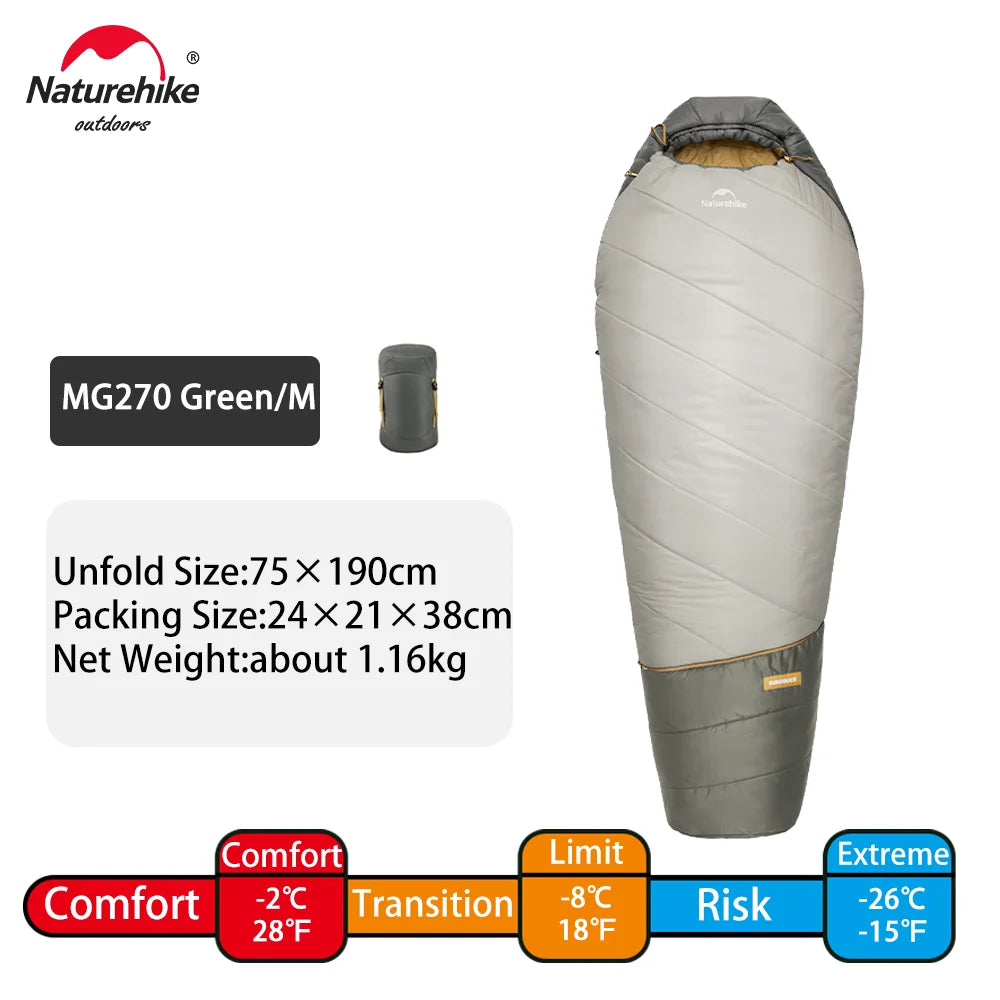 Naturehike Mummy Sleeping Bag -2~5℃ Ultralight
