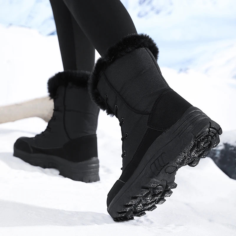 Winter Snow Boots for Women, Waterproof, Non-Slip