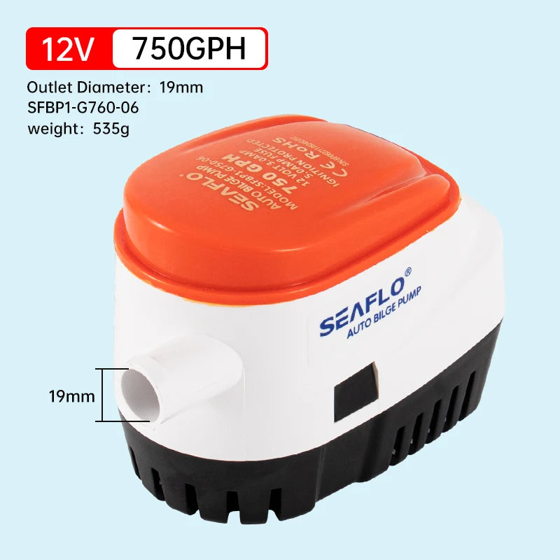 Automatic Submersible Bilge Pump for Boats (12V / 24V)