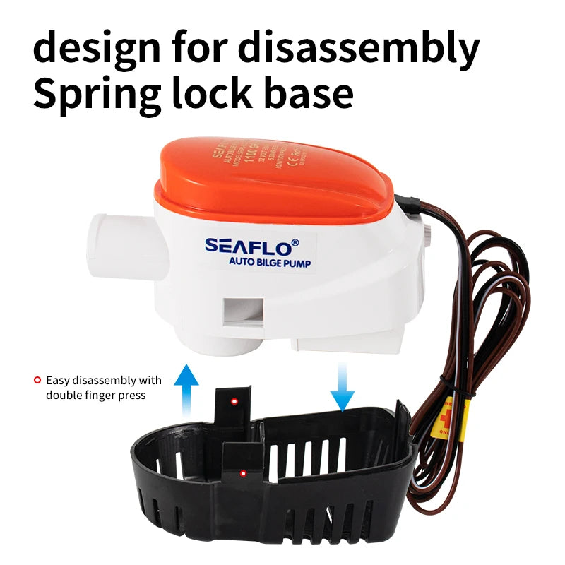 Automatic Submersible Bilge Pump for Boats (12V / 24V)