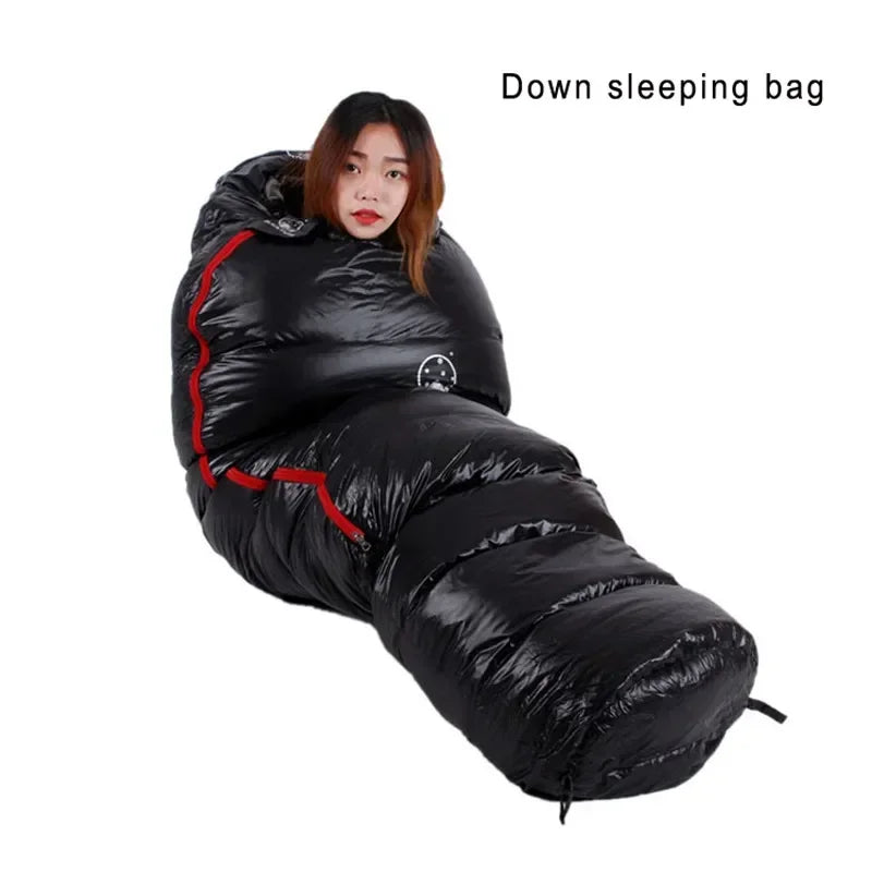 Goose Down Adult Mummy Style Sleeping Bag