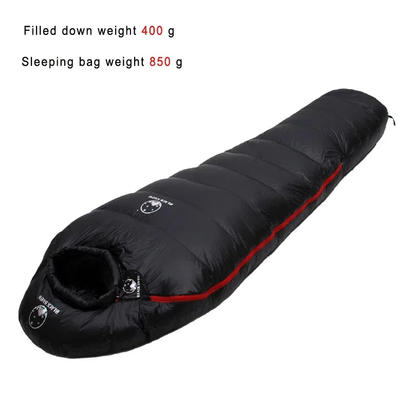 Goose Down Adult Mummy Style Sleeping Bag