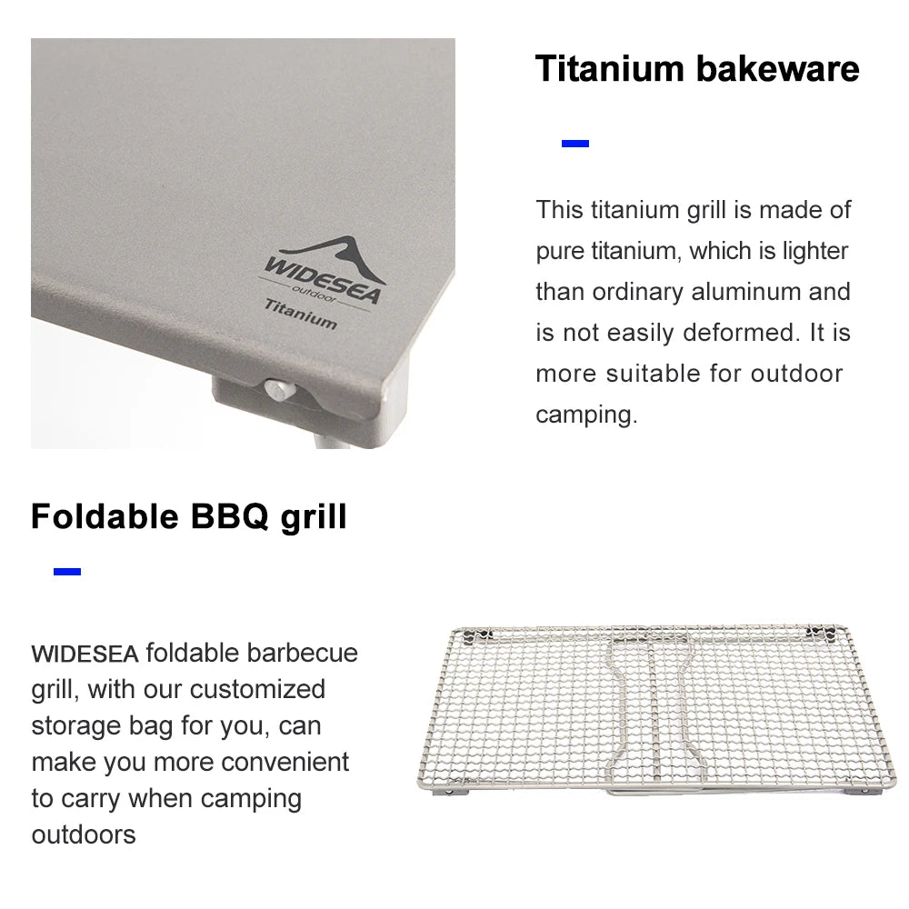 Widesea Titanium Charcoal BBQ Grill