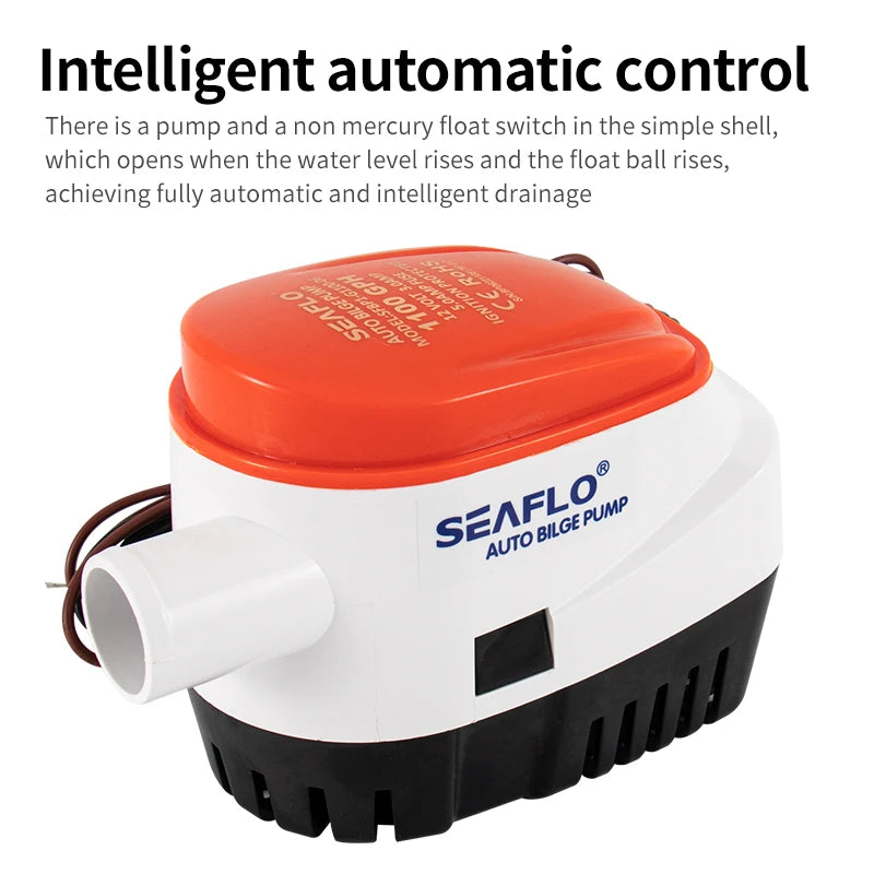 Automatic Submersible Bilge Pump for Boats (12V / 24V)