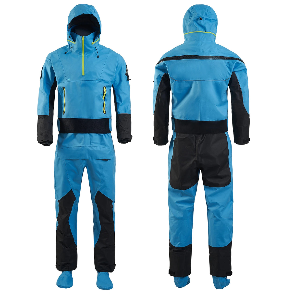LKVER Dry Suit for Kayaking With Latex Garsket on Neck and Wrist