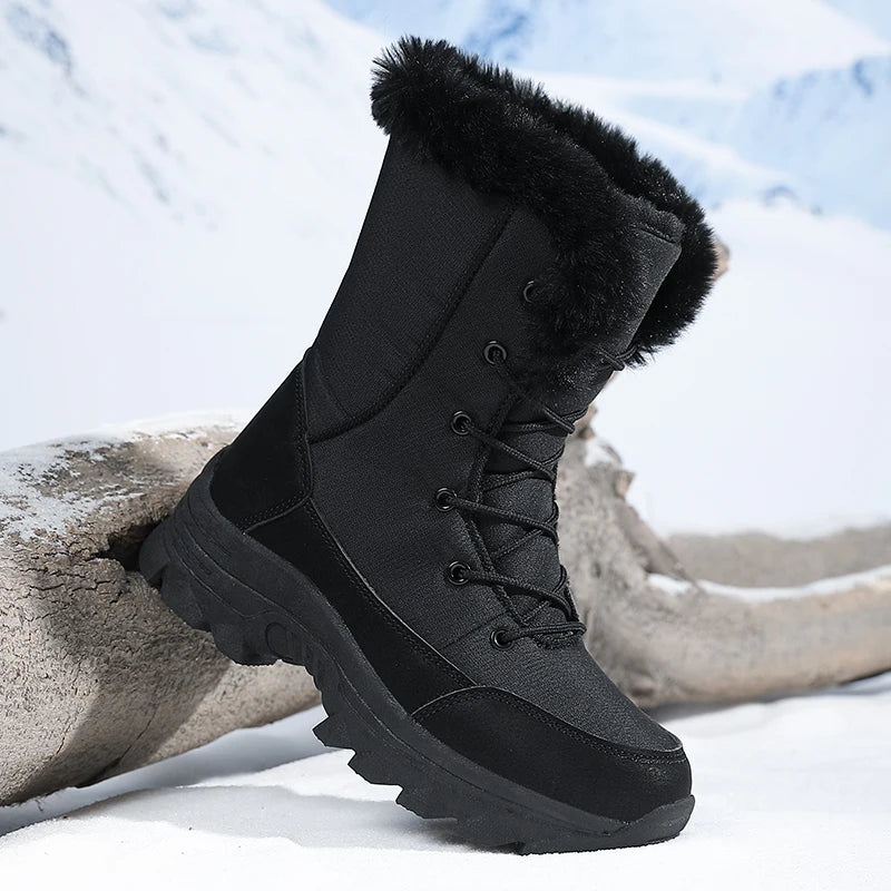 Winter Snow Boots for Women, Waterproof, Non-Slip