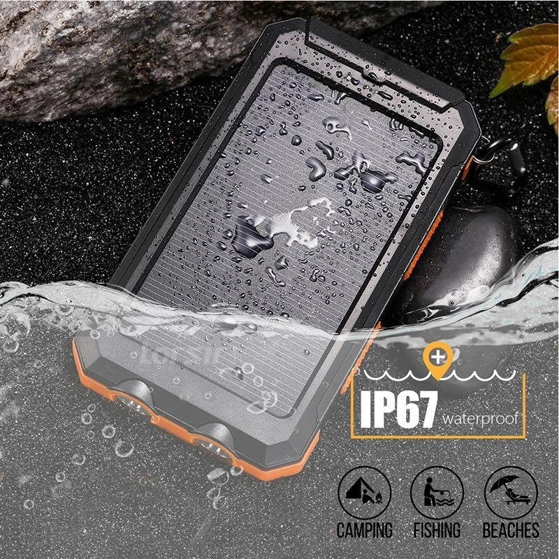 Solar Power Bank 80000mAh Portable Charger