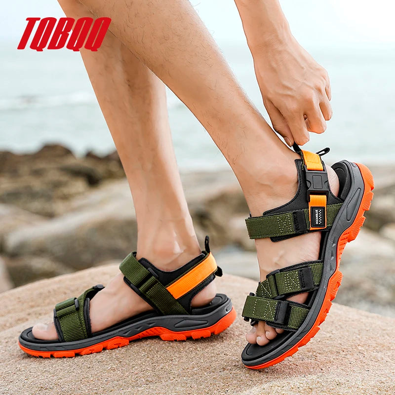 Men's Summer Sandals with Adjustable Strap