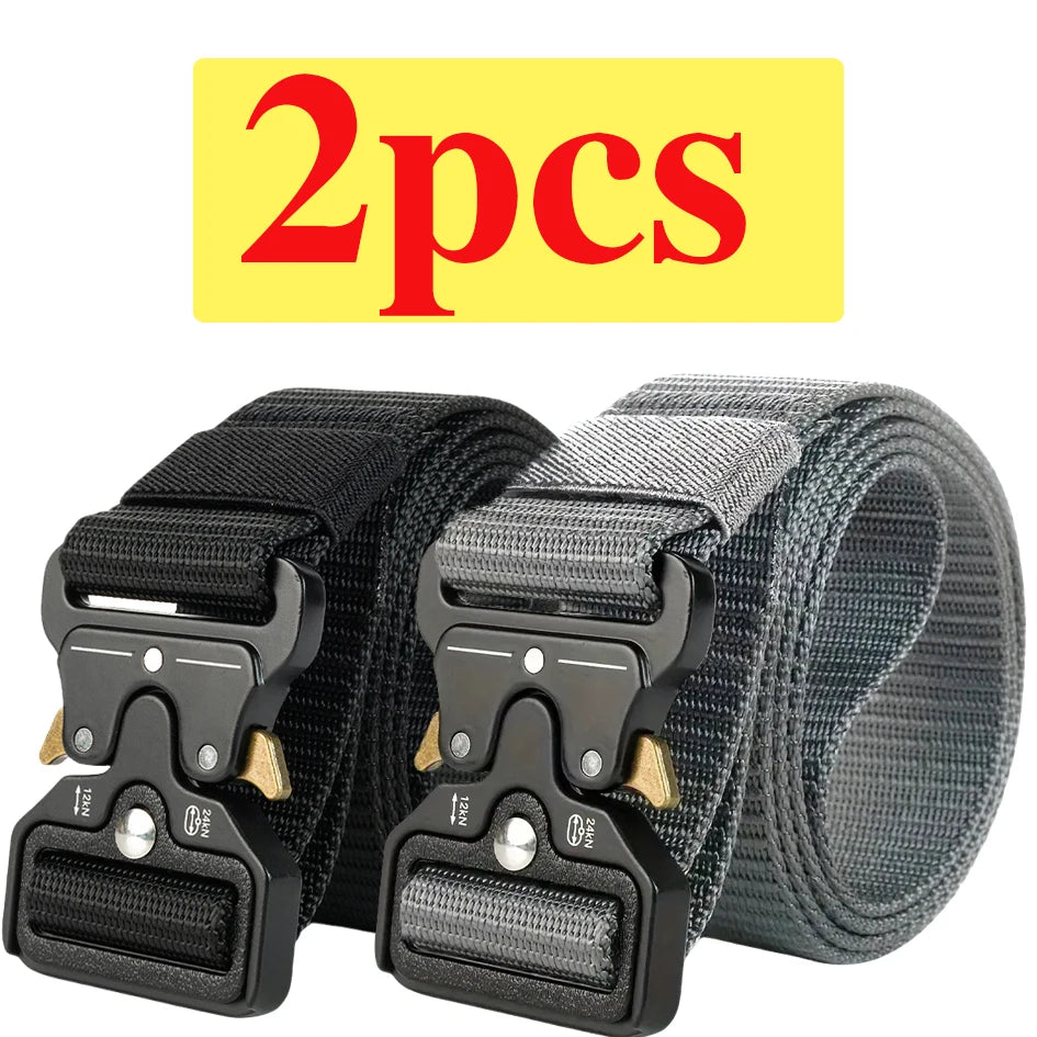 2-Pack Men's Tactical Belt