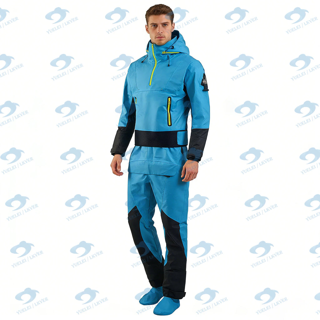 LKVER Dry Suit for Kayaking With Latex Garsket on Neck and Wrist