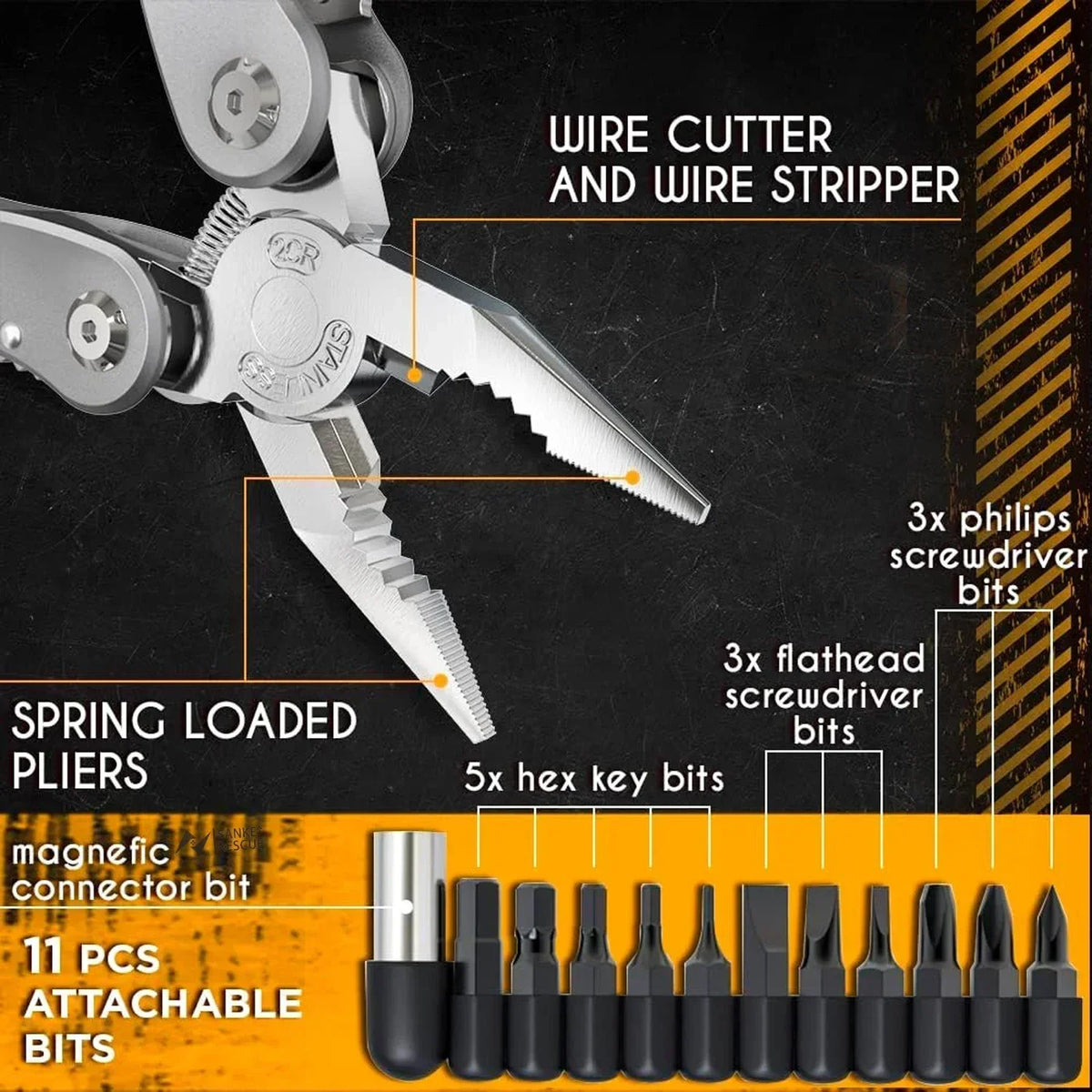 Multitool 24-in-1 Multitools Pliers