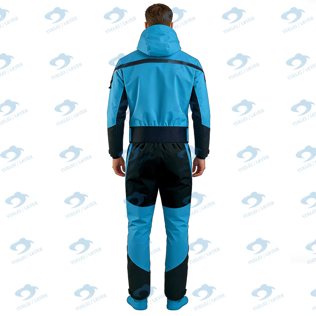 LKVER Dry Suit for Kayaking With Latex Garsket on Neck and Wrist