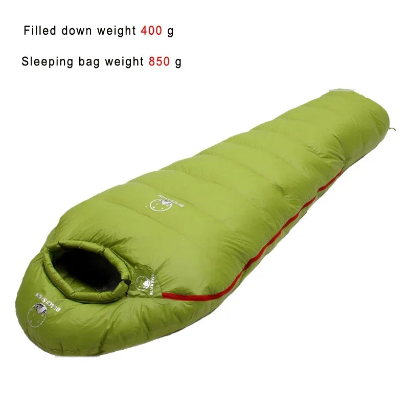 Goose Down Adult Mummy Style Sleeping Bag